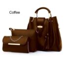 New Collection 3pcs Set Soft Leather Hand Bag