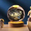 3d Galaxy Solar System Crystal Ball Night Light